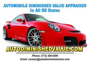 Automobile diminished value appraisals in all 50 states.